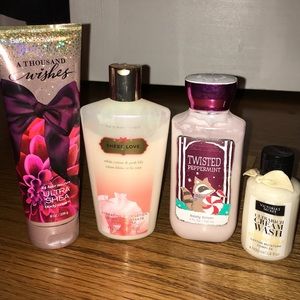 Victoria Secret and Bath&Body Works lotions